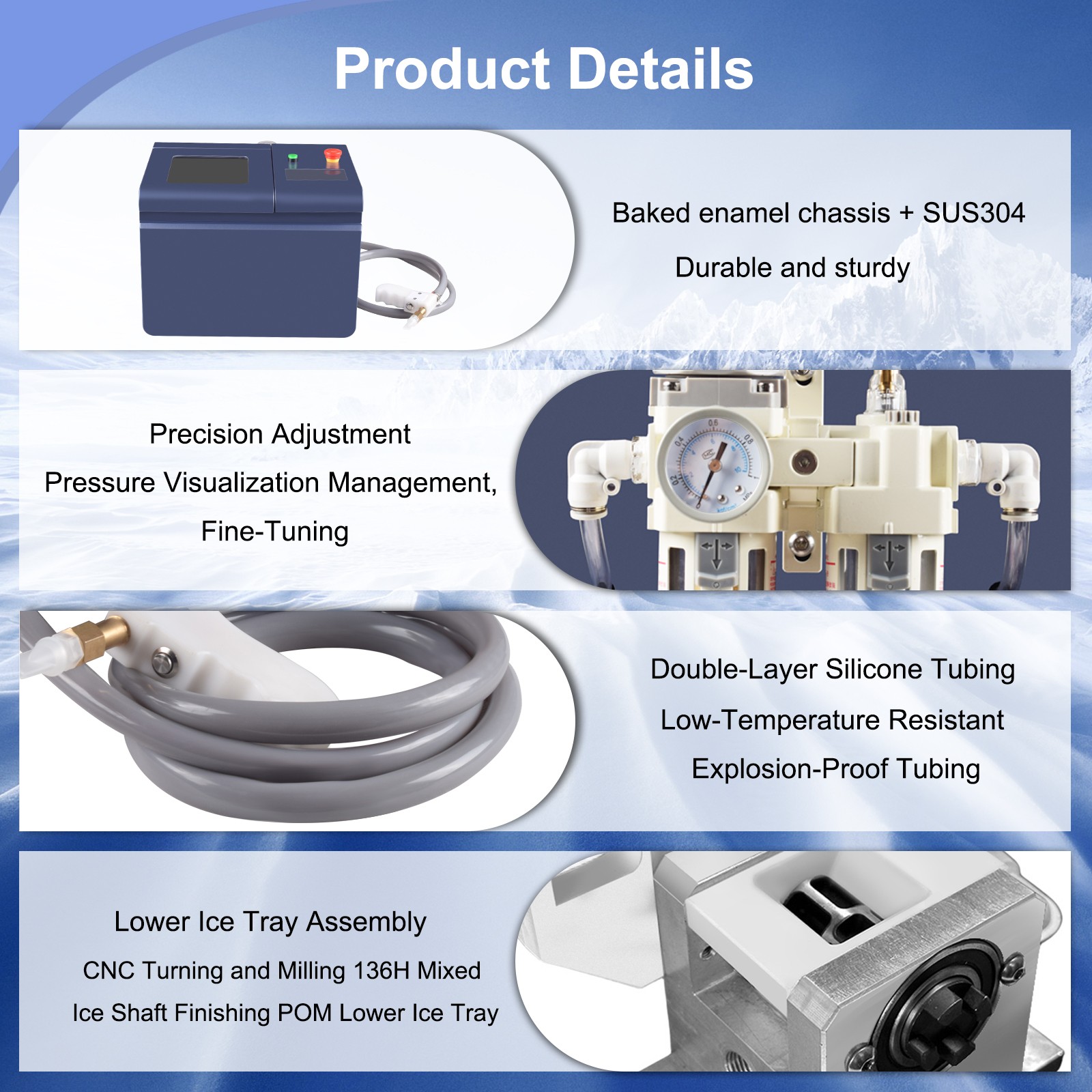 Dry Ice Cleaning Machine Blasting Machine For Clean PCB Board Glue Plastic Burr