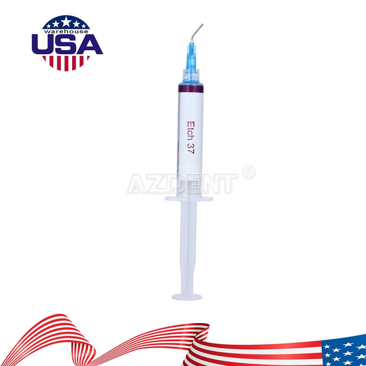 10Pcs Dental 37% Gel de Grabador de Ácido Fosfóric Compuesto F Esmalte y dentina