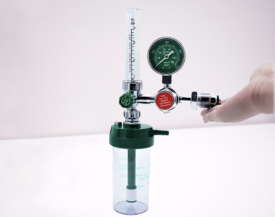 Brass Oxygen Flow Meter, Oxygen flow range 0-15 (l/min)