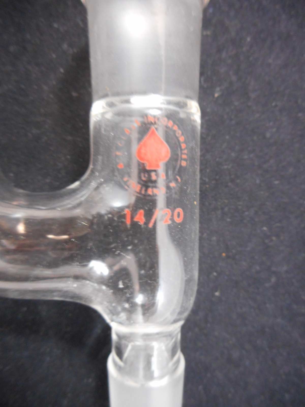 ACE Glass 3 Three-Way Distillation Connecting Claisen Adapter 14/20 Joint 9067