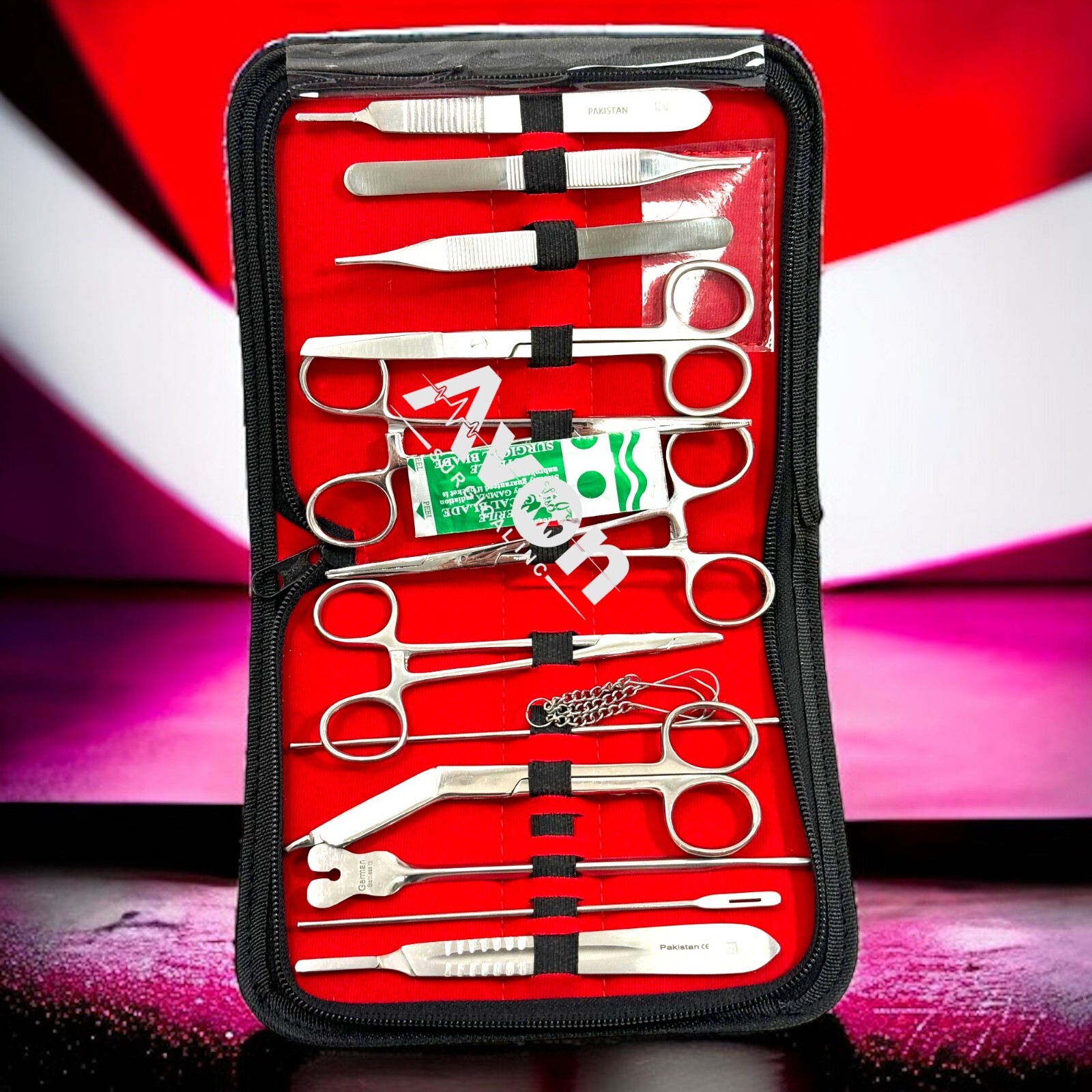 LOT OF 56 PCS EYE MICRO MINOR SURGERY SURGICAL OPTHALMIC INSTRUMENT SET KIT