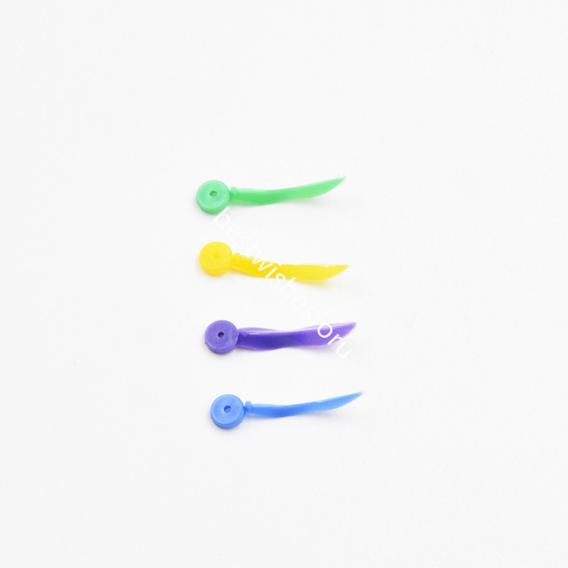 400* Dental Perforated Interdental Wedge with Hole Wave Shape Arc Concave Wedges