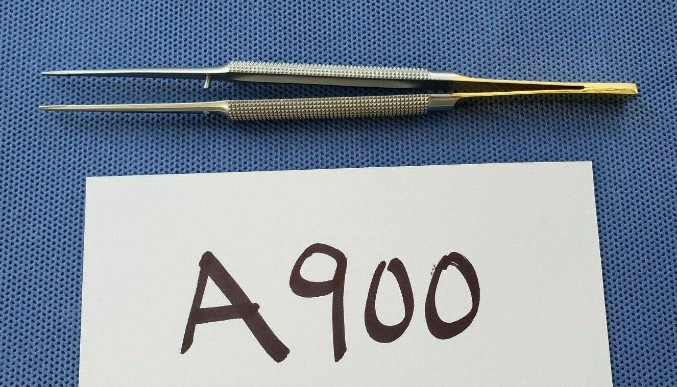 6-388-TC Surgical Micro Tweezer Forceps 6″ Straight Carbide Jaws