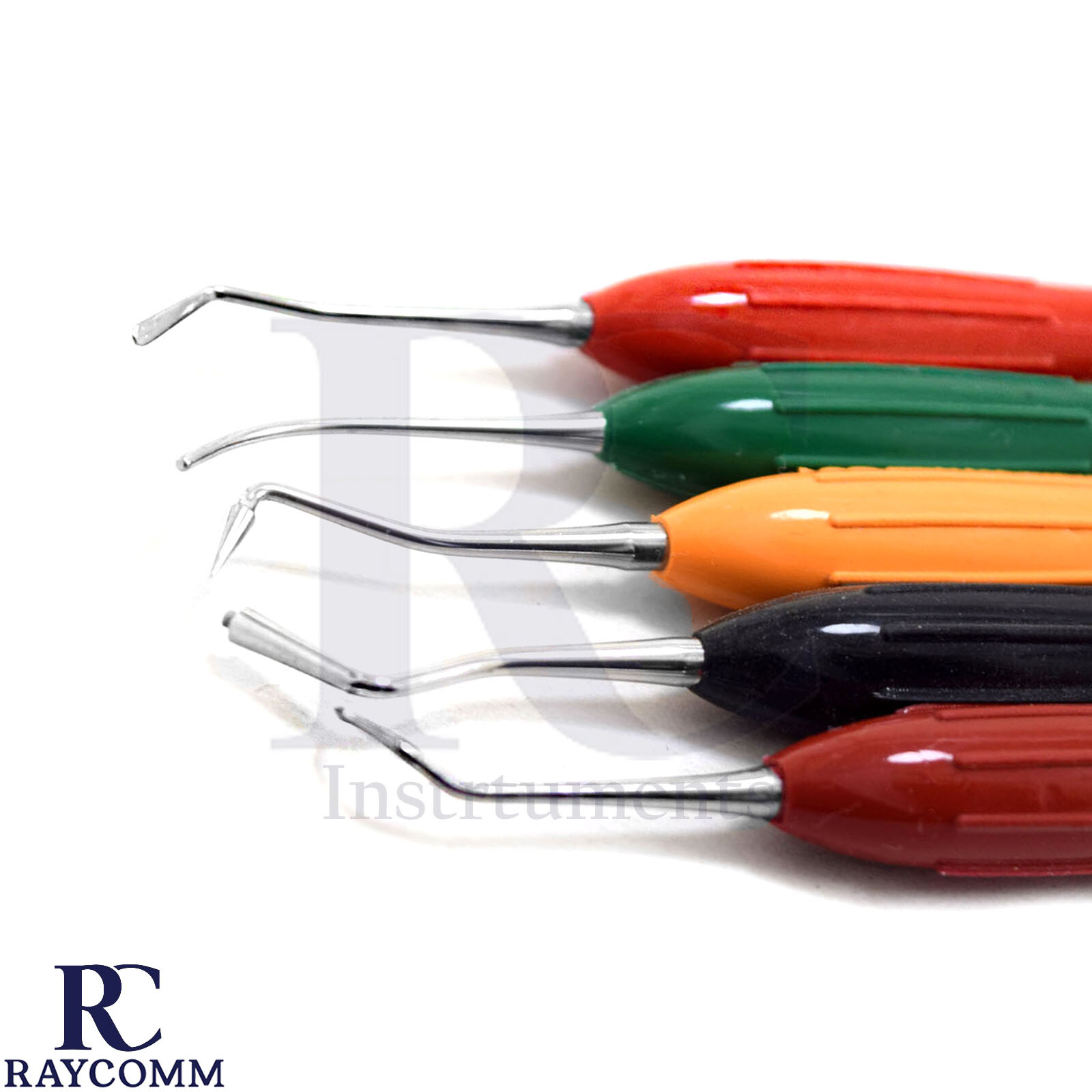 MEDSPO Dental Composite Filling Instruments Restorative Silicone Handle Tools