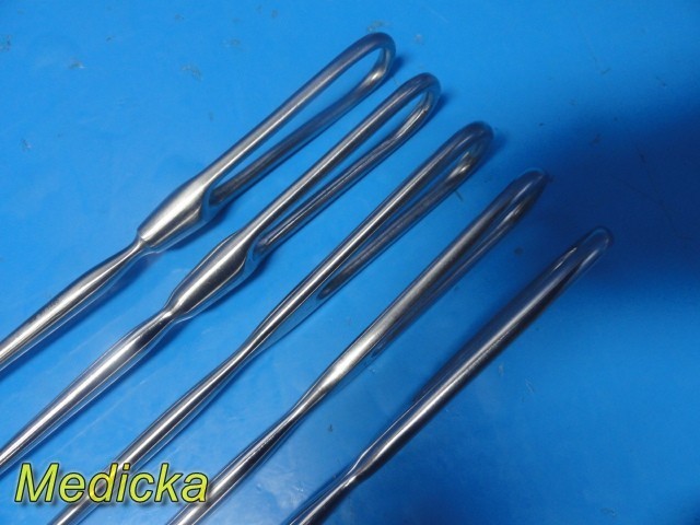 5x Green (Greene) Thyroid Retractors Sklar Jarit Codman Stainless Steel ~ 39996