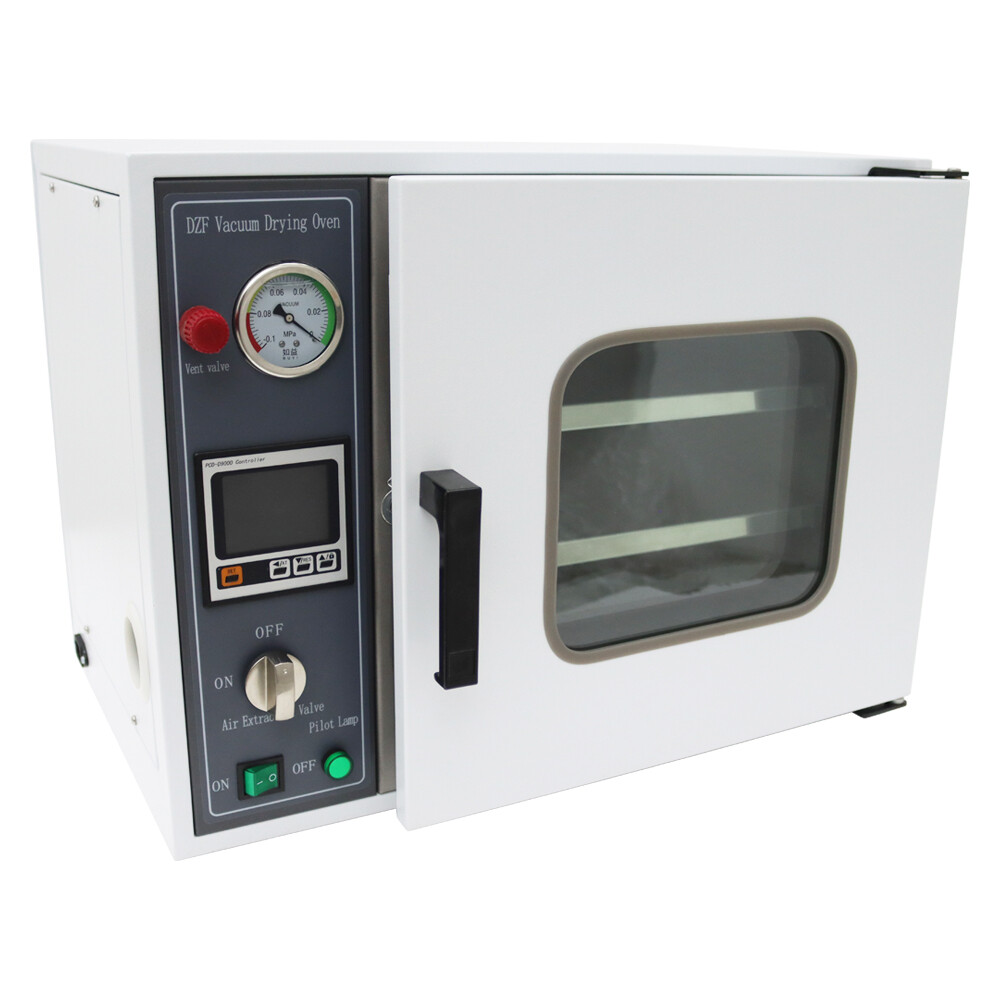 0.9 Cu Ft Digital Vacuum Drying Oven Temperature Control Double Layer Shelves