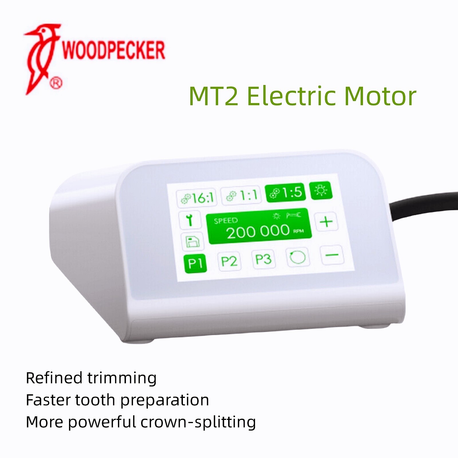 Woodpecker Dental Electric Motor MT2 Without Contra-angle