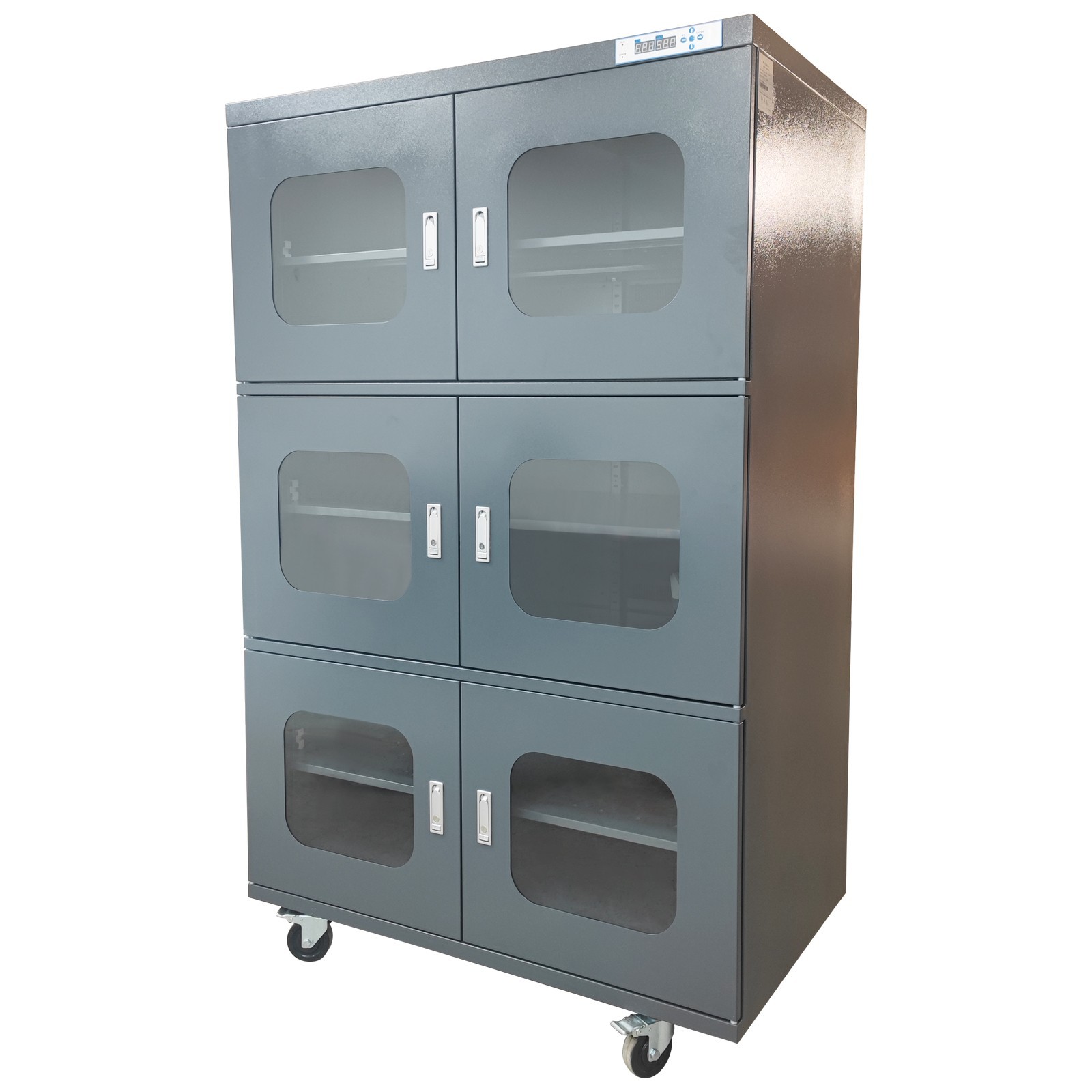110V 1428L Electronic Dry Cabinet Industrial Ultra-Low Humidity 6 Door Dry Box