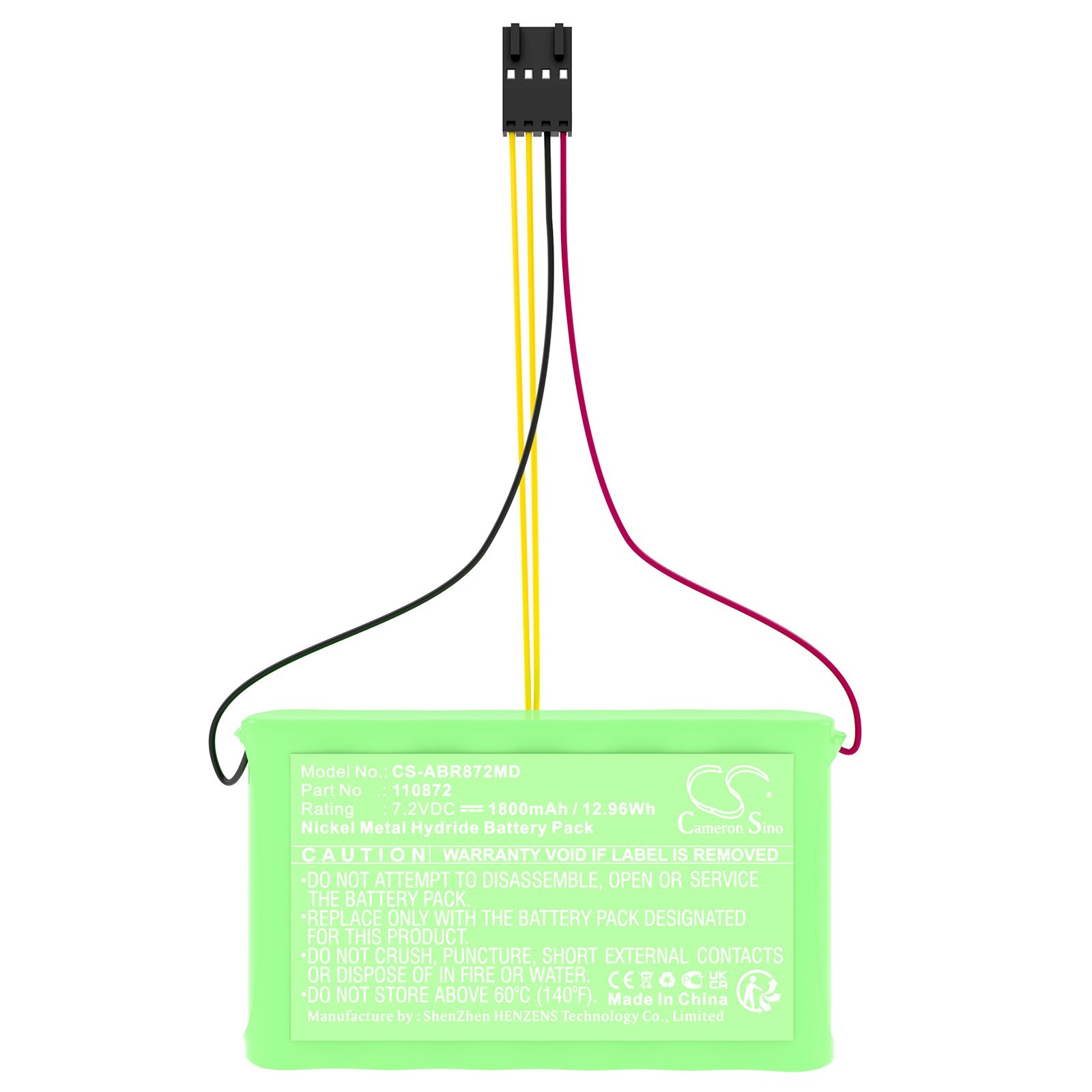 BATTERIE Ni-MH 7.2V 1800mA Type 110872 For Abilanx Scale Type IRUS