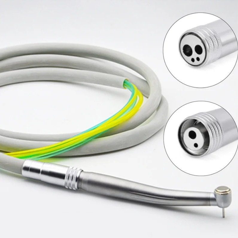 1pc 2/4 Hole Dental Silicone Hose Tube for Air Turbine Handpiece Chair – NEW