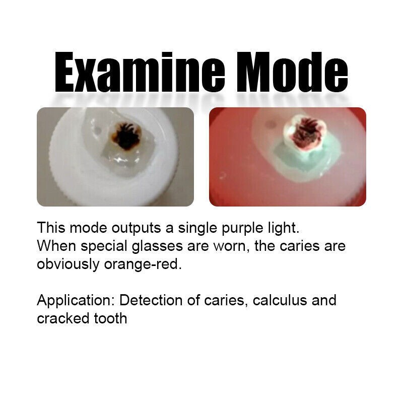 Dental Curing light 1 Second Cure 3200mw/cm² 6 Modes LED Resin Cure Lamp