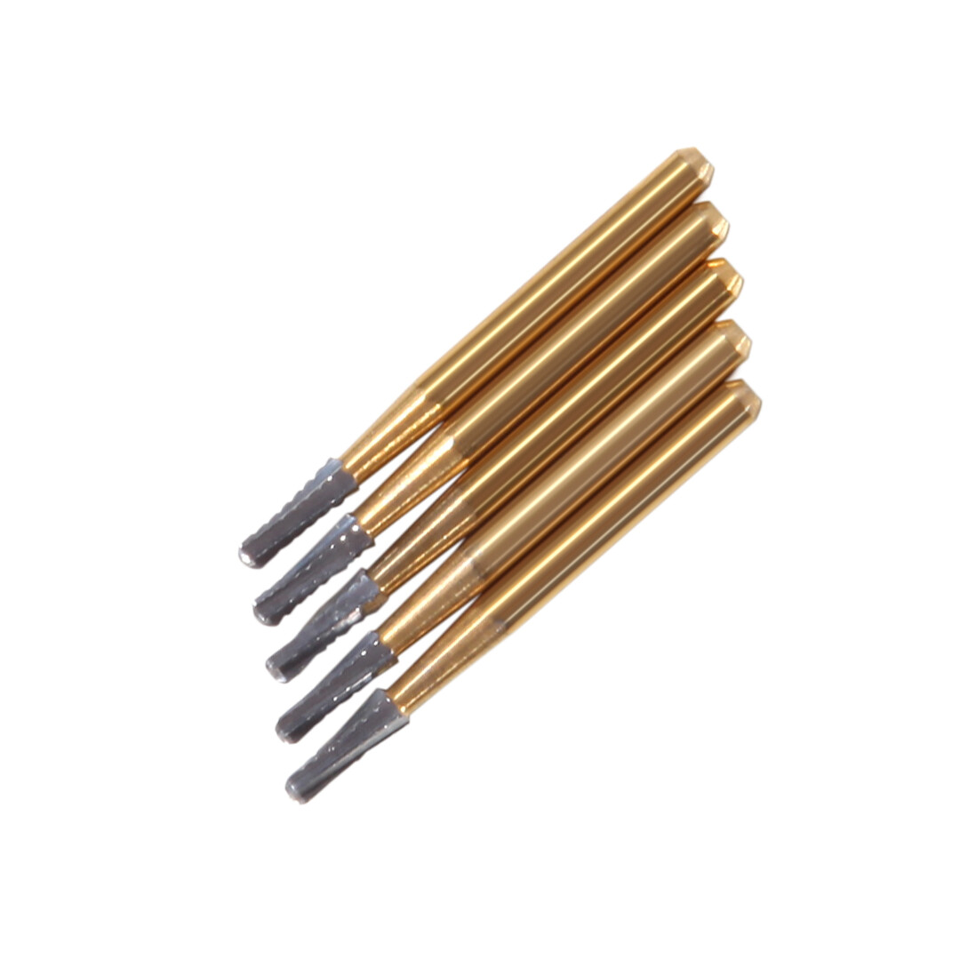 10*Dental Tungsten Steel Carbide Crown Metal Cutting Burs For High Speed FG-1957