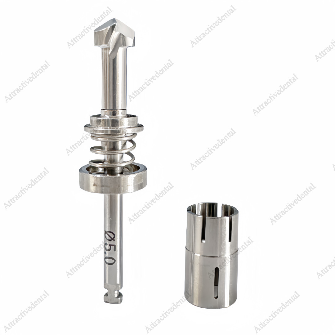 ⌀5.0mm Dental Autograft Drills Implant Spring Bone Harvest Drill Collector