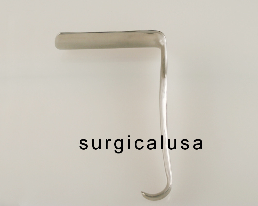 Jackson Vaginal Retractors 7″ Small Blade 1.5″ Wide x 3″ Long Hook Handle