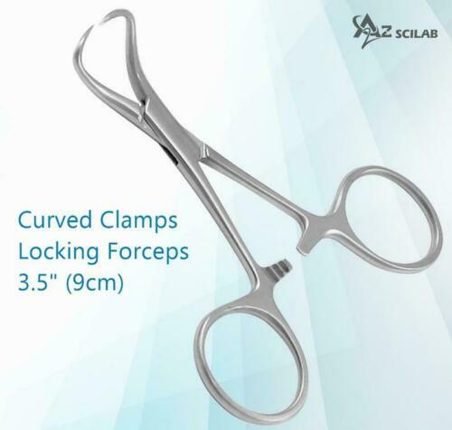 3 Pcs Backhaus Towel Clamp forceps 3.5″ Surgical Medical O.R Grade Instruments