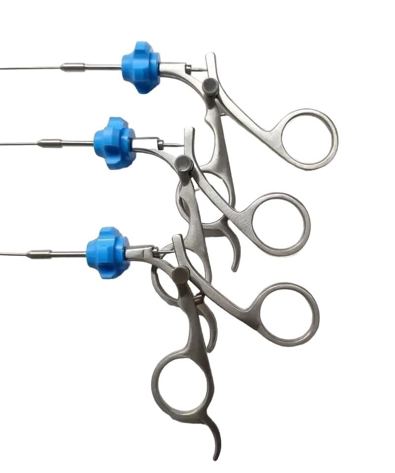 Laparoscopic Hysteroscopy Flexible Scissor Alligator Grasper Roter Ring 5Fr 3Pc