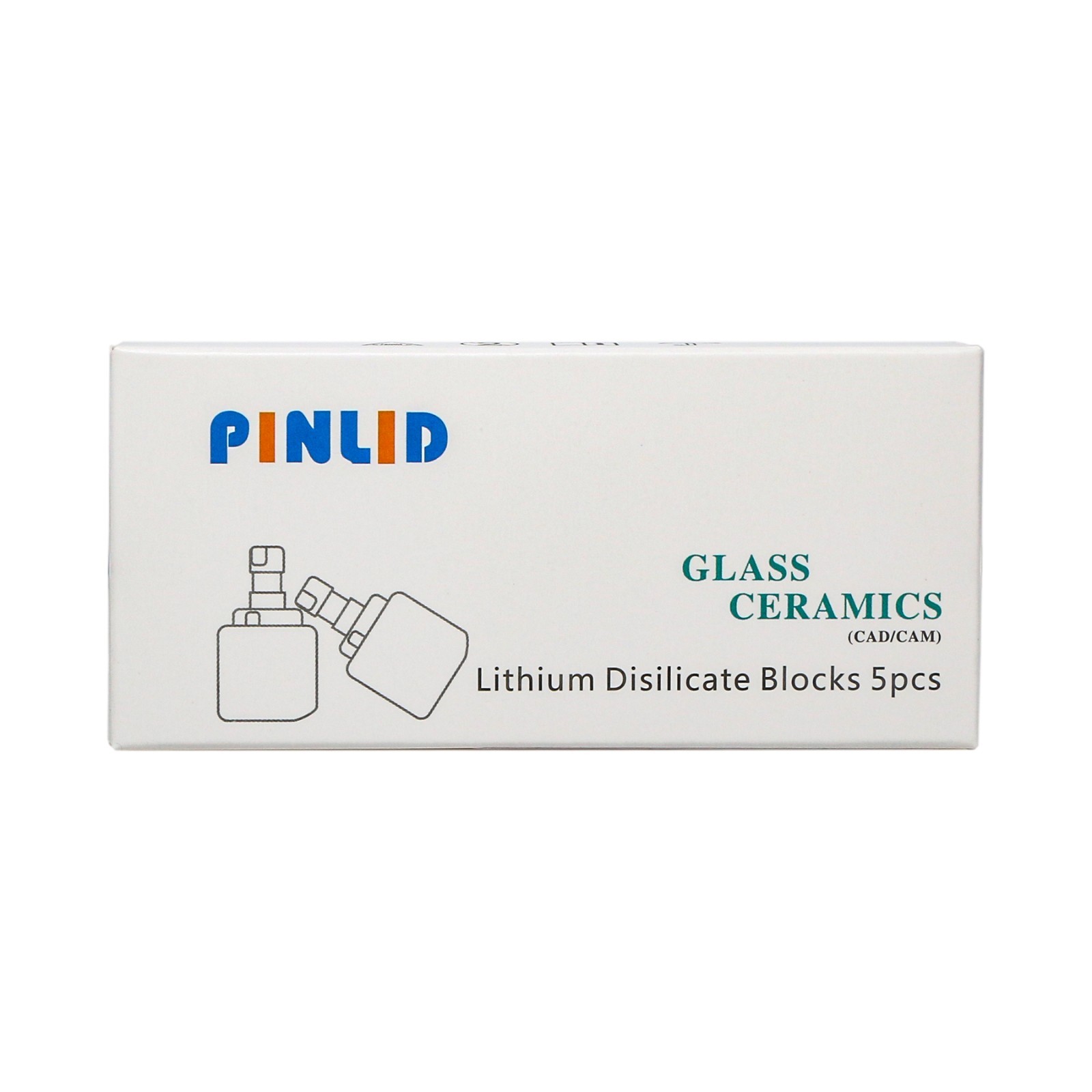 US C14 Exam Ceramic Blocks Lithium Disilicate Cerec CAD CAM LT A1 A2 A3 5Pcs/Box