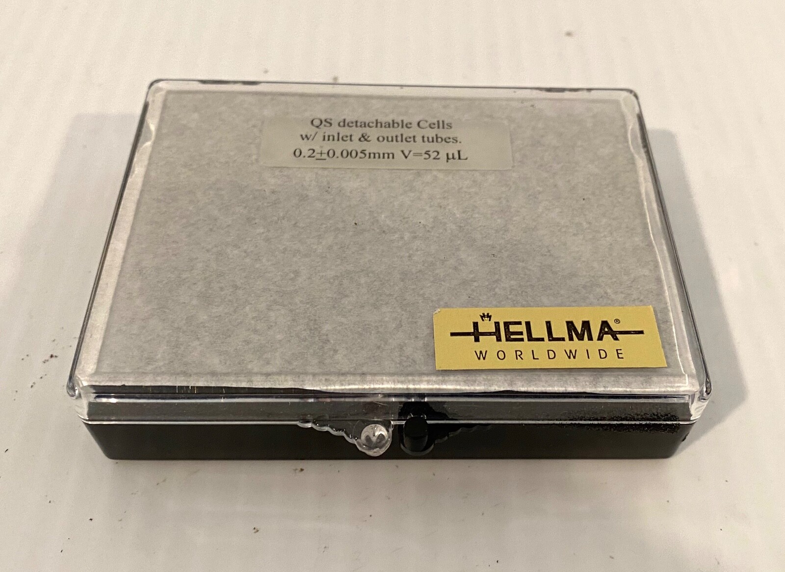 2 Hellma QS Demountable & flow-through Cells 52µL 0.20mm Cuvettes