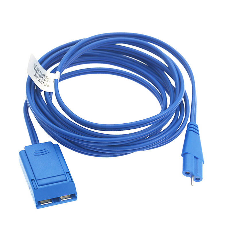 Medical ESU Plate Electrosurgical Negative Plate Cable Wire American REM Plug 3m