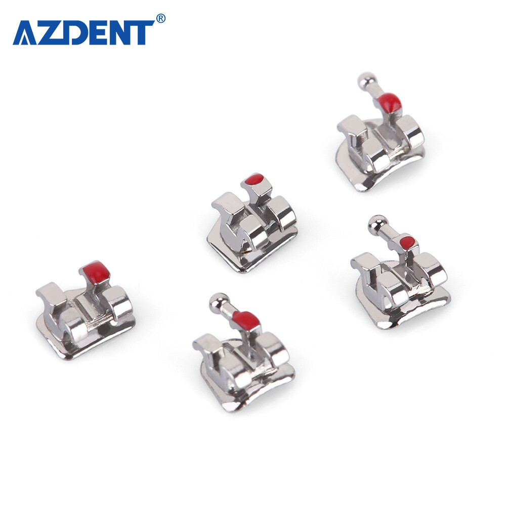 10 Sets AZ Dental Orthodontic Brackets Braces Standard Roth.022 Hooks 3-4-5