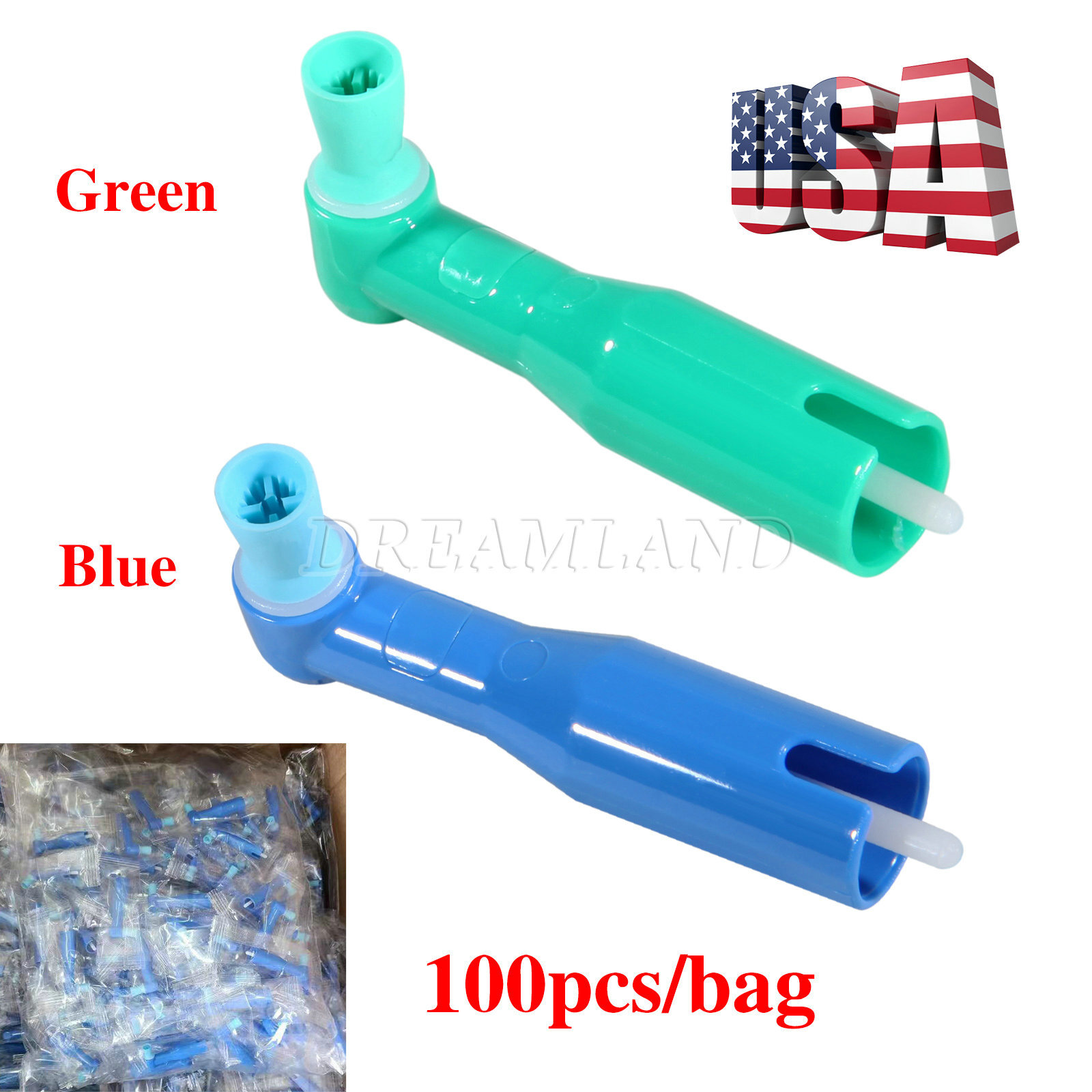 Dental Disposable Prophy Angles Regular Latex Free Right Angle 90° – 100-500pcs