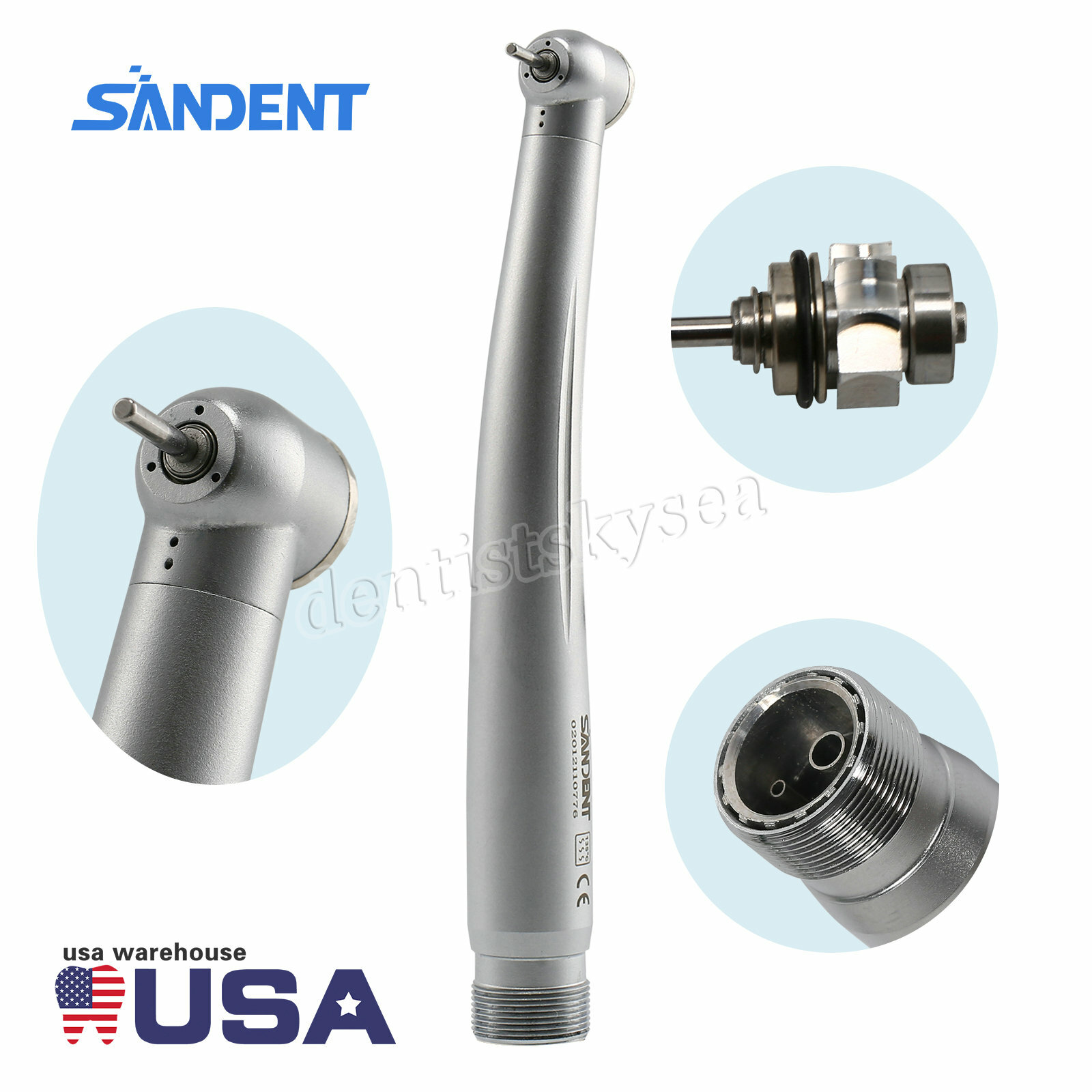 Dental High Speed Handpiece Clean Head 2 Hole STNABB B2-USA
