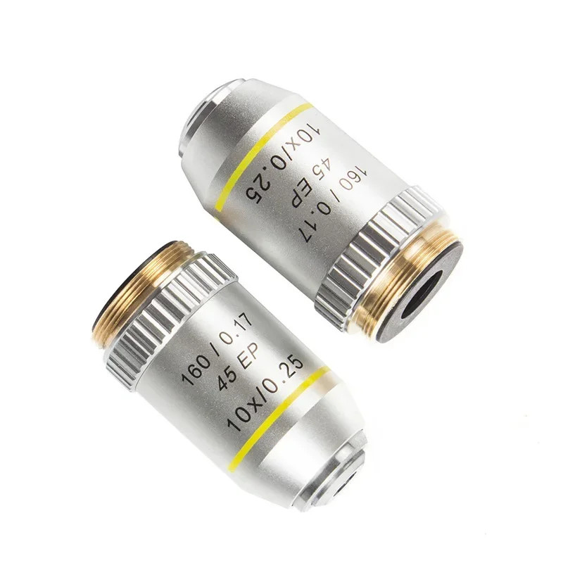 Semi-plan Achromatic Objective Lens 195 4X/10X/20X/40X/60X/100X 160/0.17 45EP