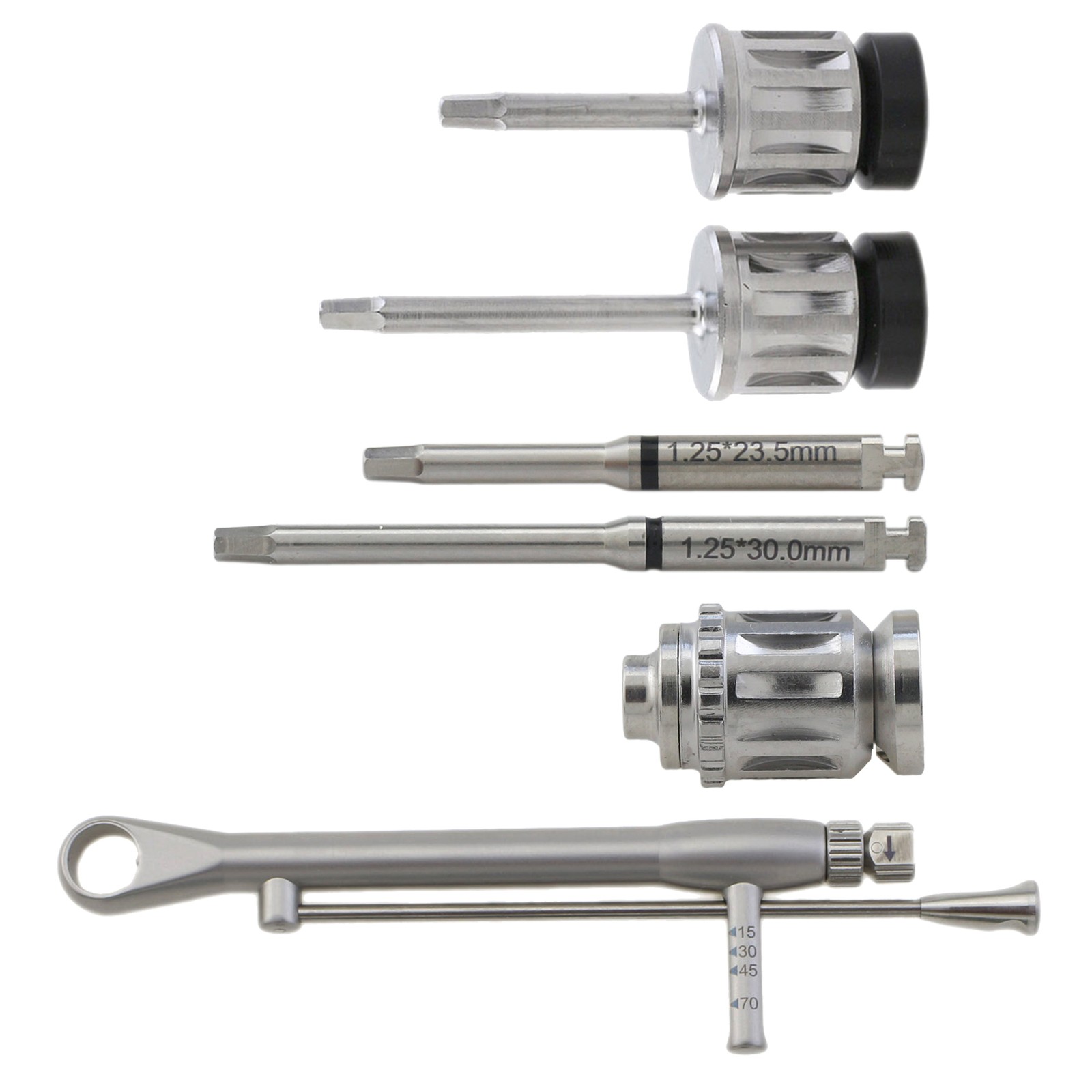 Dental Implant Hex Driver 1.25mm BioHorizon Alpha Bio Hand Latch Adapter Wrench