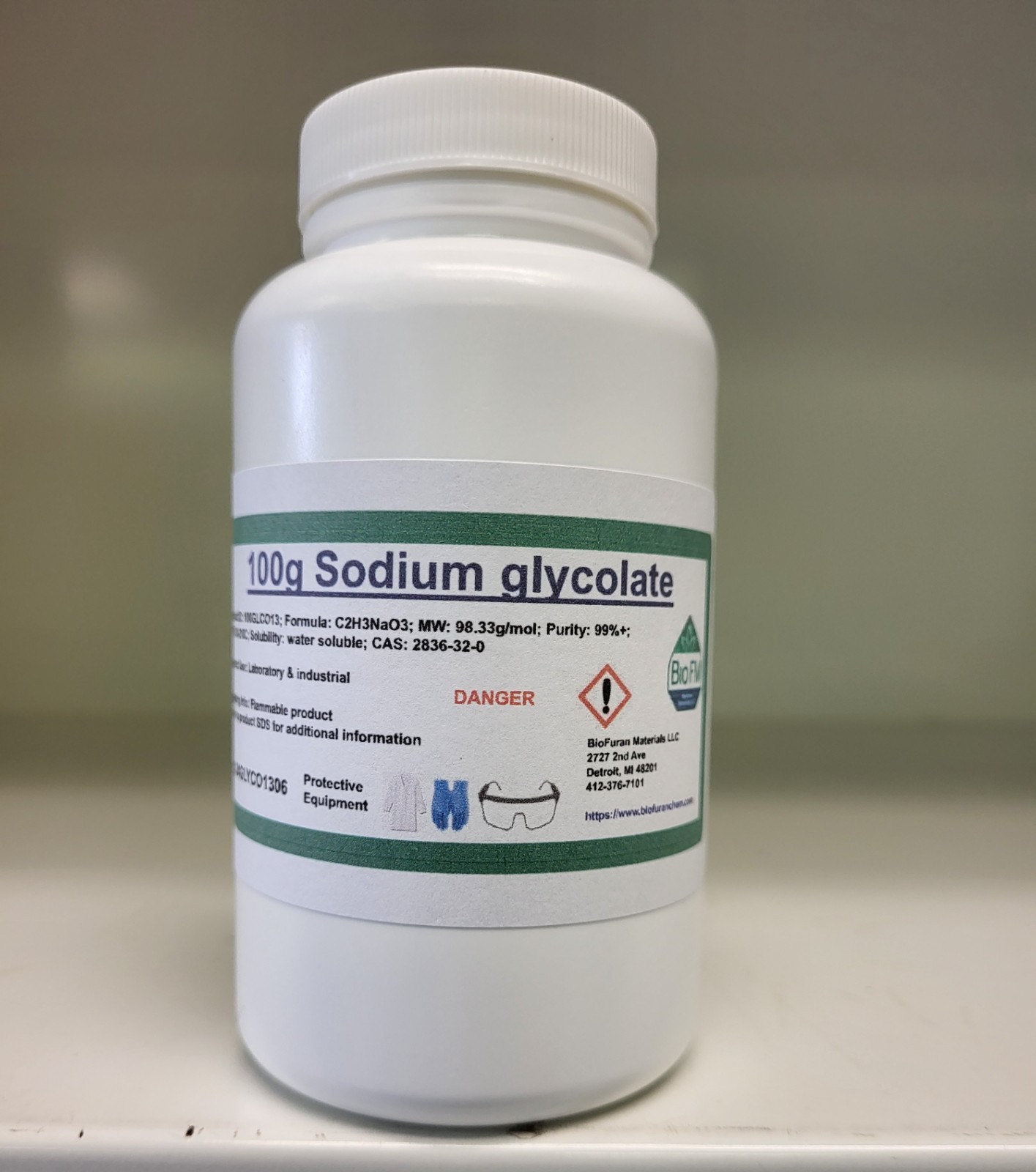 Sodium glycolate, CAS 2836-32-0