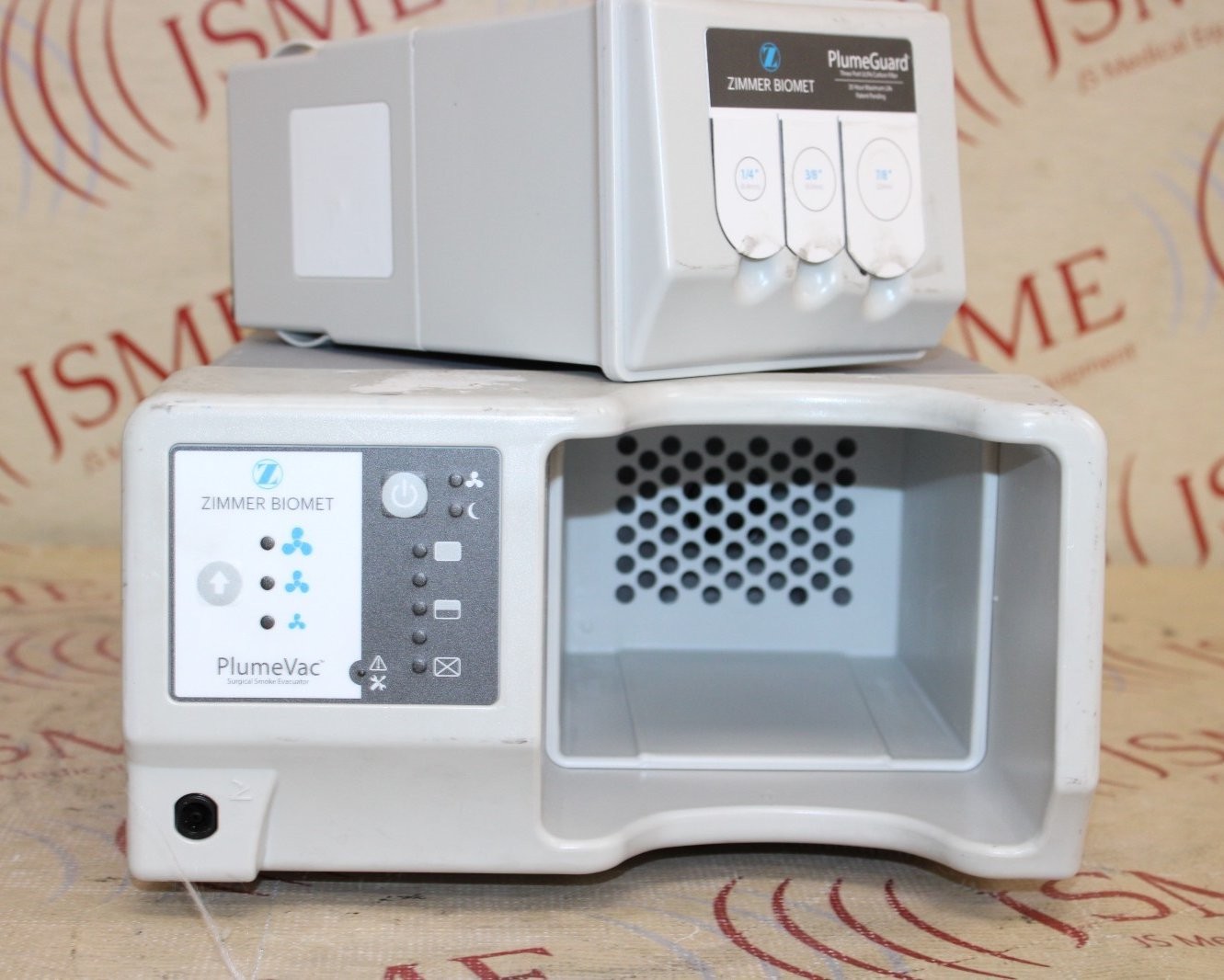 Zimmer Biomet AEVV120 PlumeVac Surgical Smoke Evacuator w/ PlumeGaurd Filter