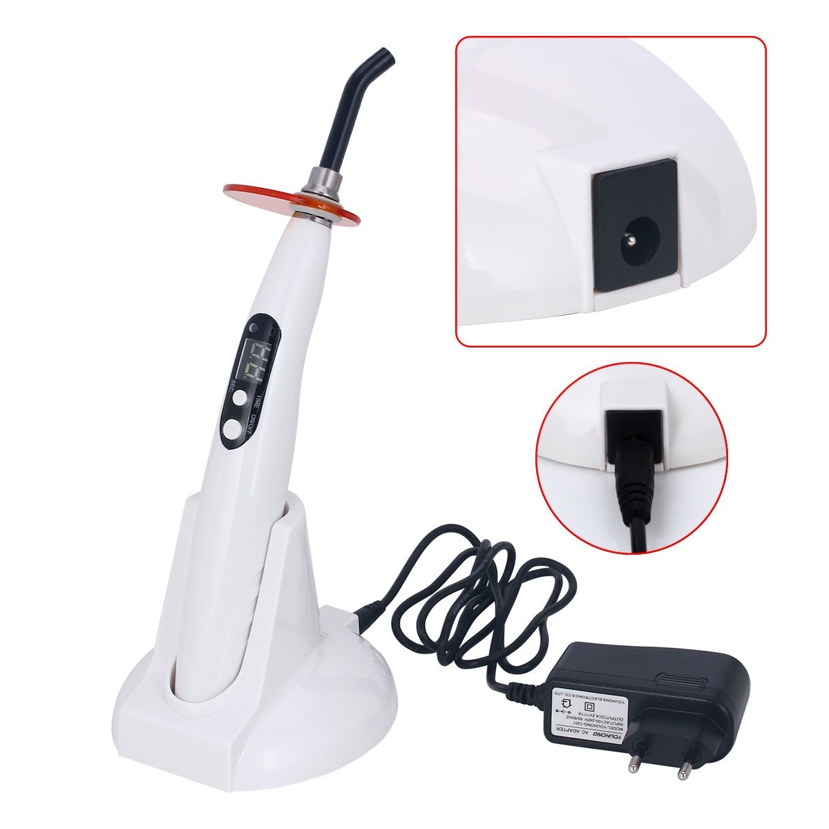 Dental Cordless LED Curing Light Lamp High Curing LED-B