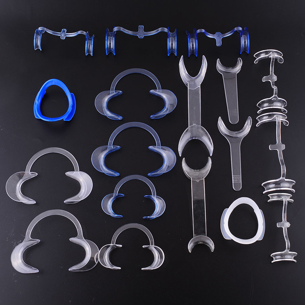 28 Types Dental Cheek Lip Retractor Mouth Opener Orthodontic Photography C/W/T/O