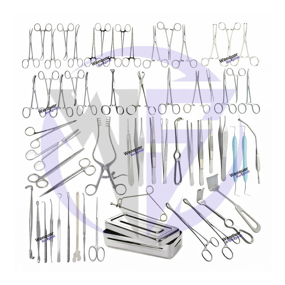 General Surgery Instruments Set of 65 Pcs For Surgery Set Surgical Instr DS-2350