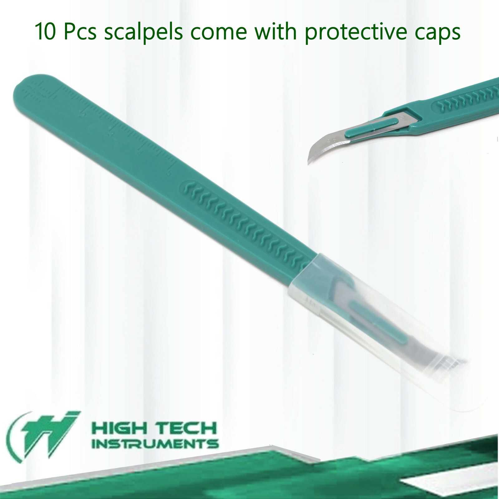 Disposable Scalpel Blades| #12 Sharp, Tempered Stainless-Steel Blades | Sterile