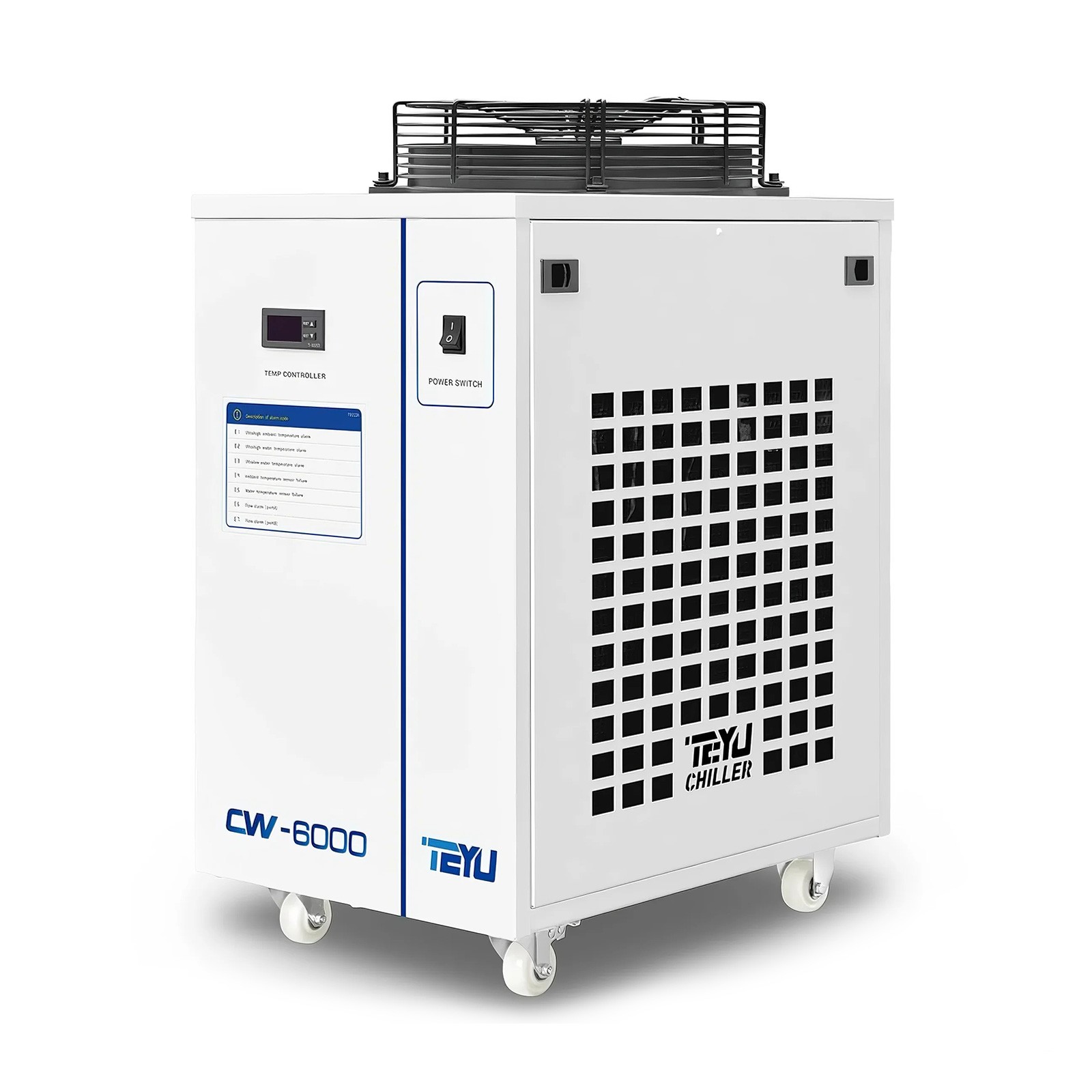 S&A CW-6000DN Industrial Water Chiller for 100W Solid-state Laser 110V 60Hz
