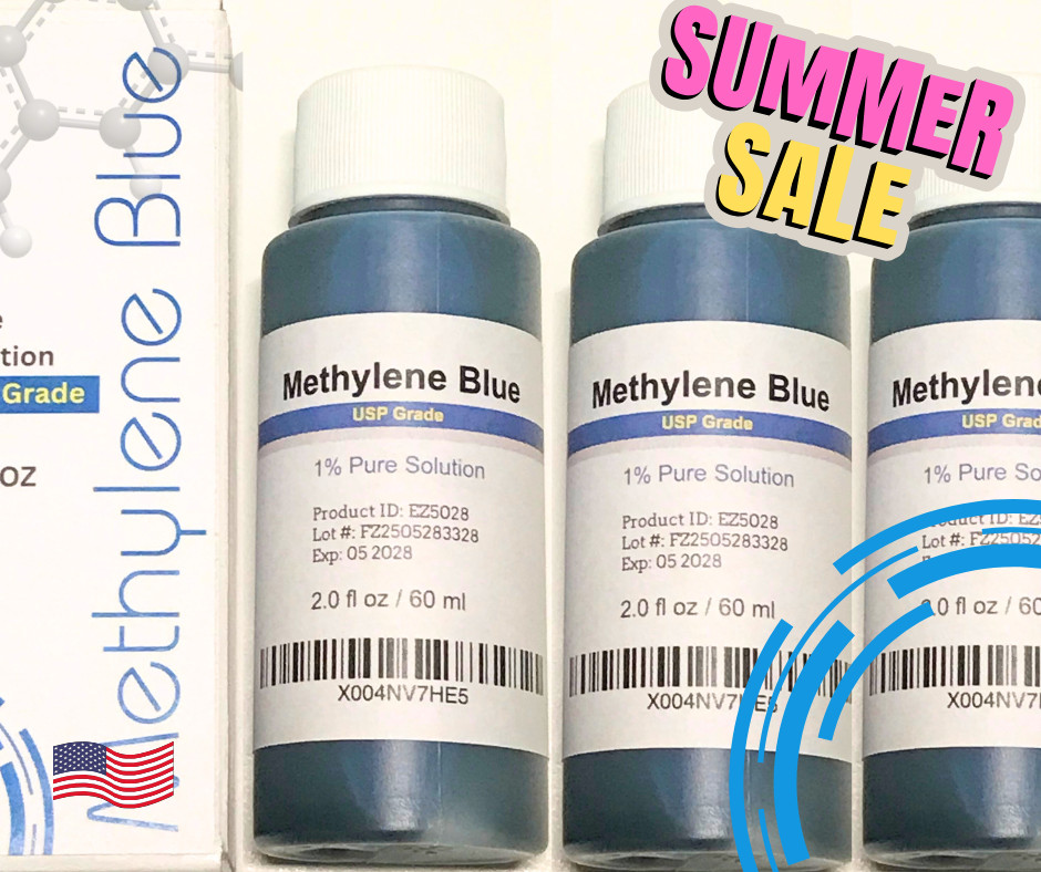 1% Magic Blue [3X] USP Pure Chemical Free Heavy Metal Formaldehyde 2 FL OZ
