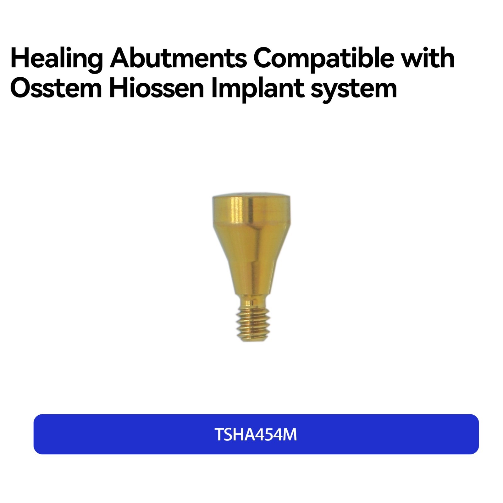 Dental Caps Healing Abutment Cap Mini Platform Ø4.0 Ø4.5 Fits Oss Hiossen