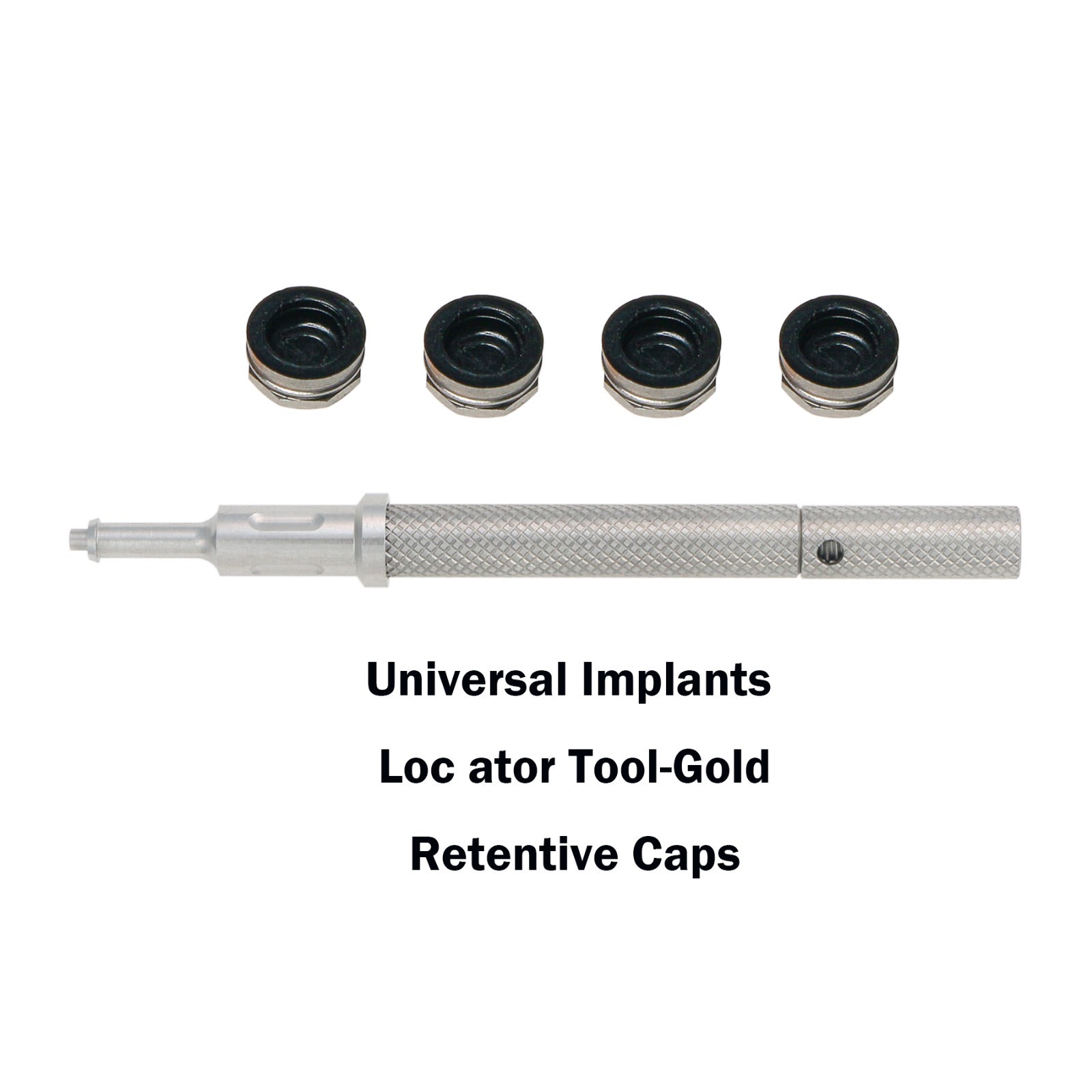 US Dental Mini Locator Overdenture Abutment Hiossen ET/Oss/DIO UF Male Cap Tool