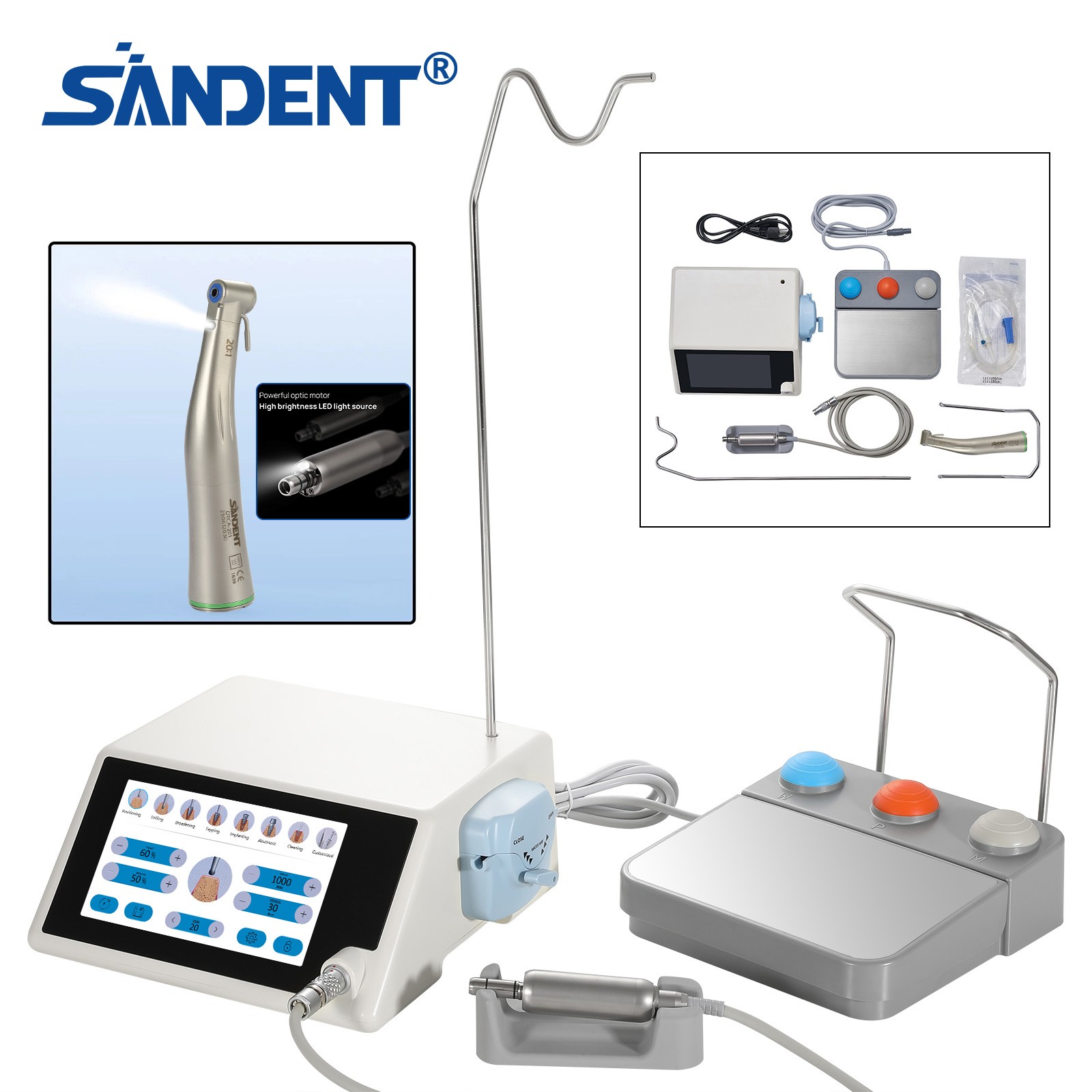 Dental LED Implant Motor /Surgical Micro Saw Handpiece Bone Cutter