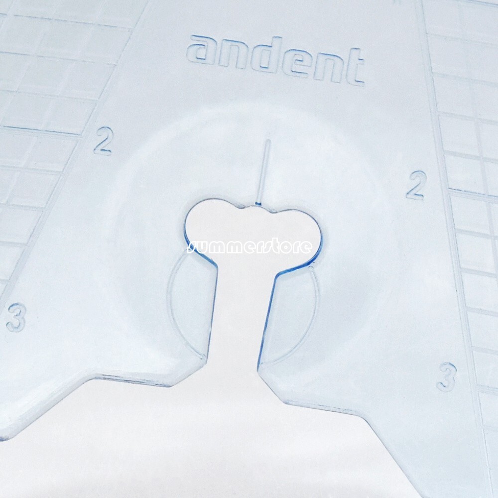 Dental Plastic Guide Template Plate For Denture False Teeth Arrangement Usd