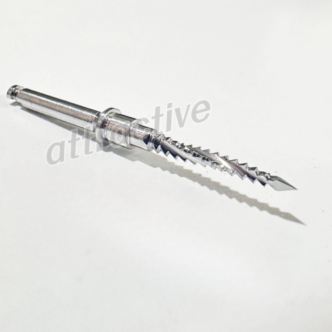 Dental Cross Cutter Drill Implant Bone Cut Debris Blade Fit Lindemann Point Head