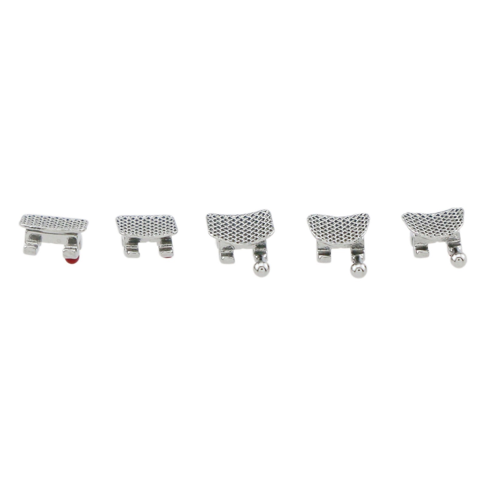 YAMEI Dental CNC Orthodontic Metal Brackets Mini MBT 022 Slot 345 with Hooks