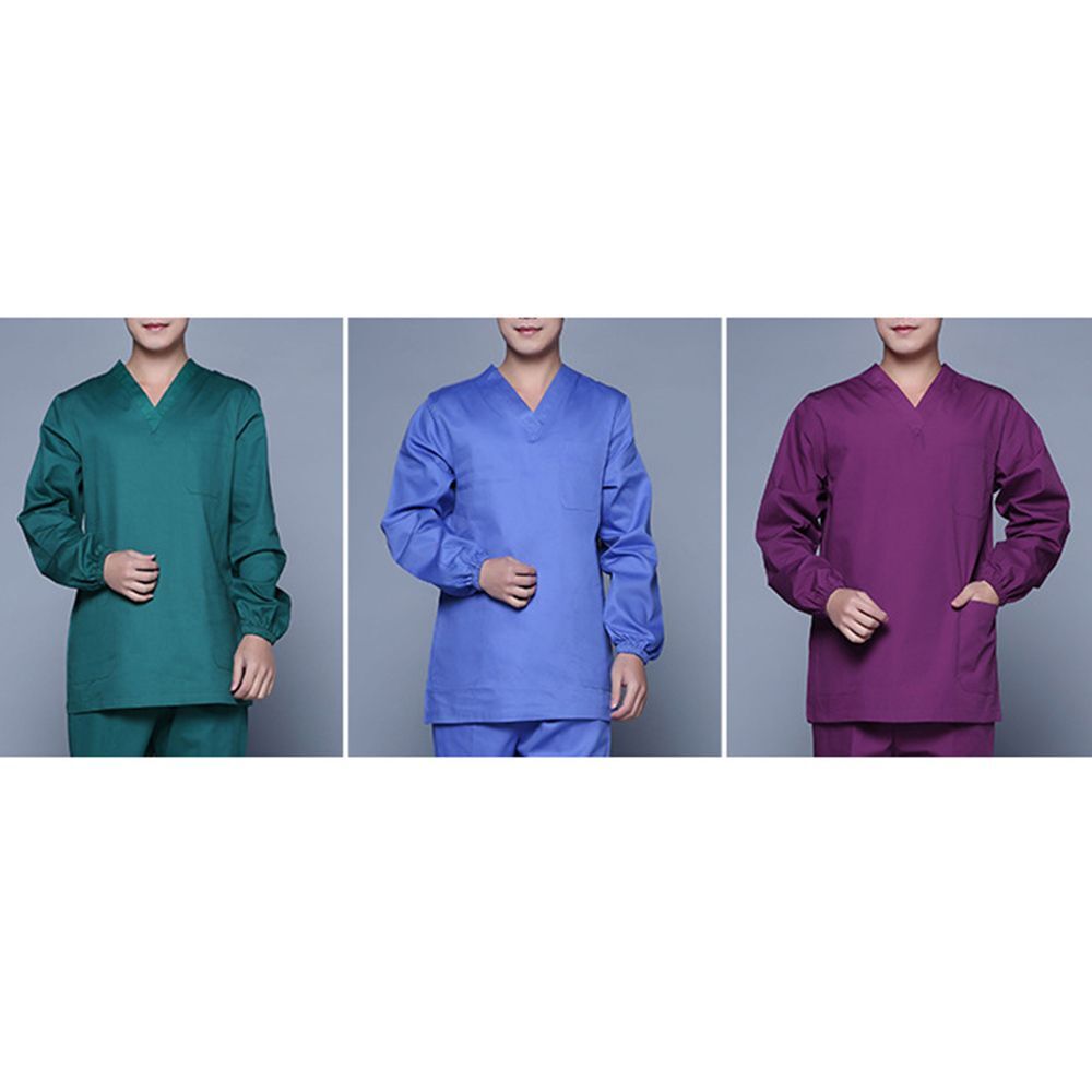 ASG Men’s Short Sleeve Nursing Workwear Hospital Medical Uniform Green Top&Pants
