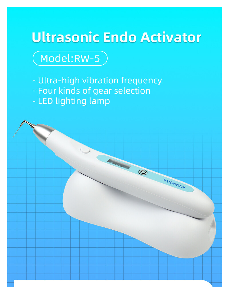 Dental Sonic Activator Endodoncia Irrigator Endo Root Canal Cleaning with 5 Tips