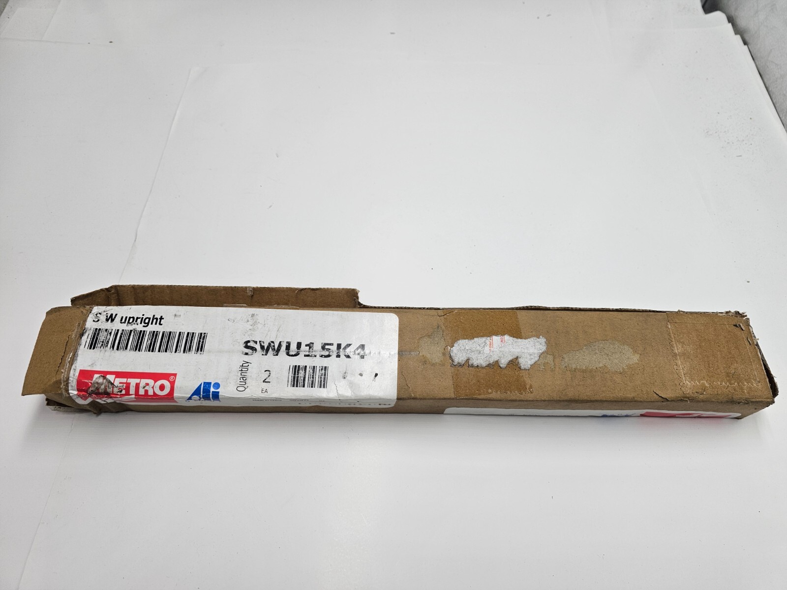 (QTY 2) Metro SWU15K4 SmartWall Upright Metroseal Gray Epoxy Rust-Resistant 15″