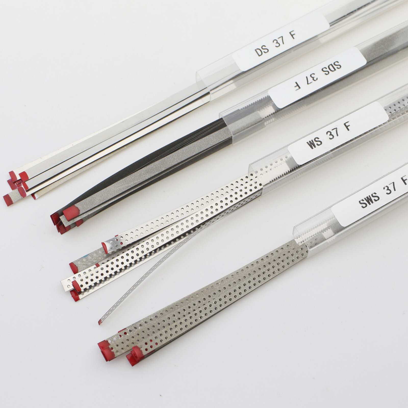 Dental Saw Diamond Polishing Finishing Strips Orthodontic Metal IPR Fine Medium