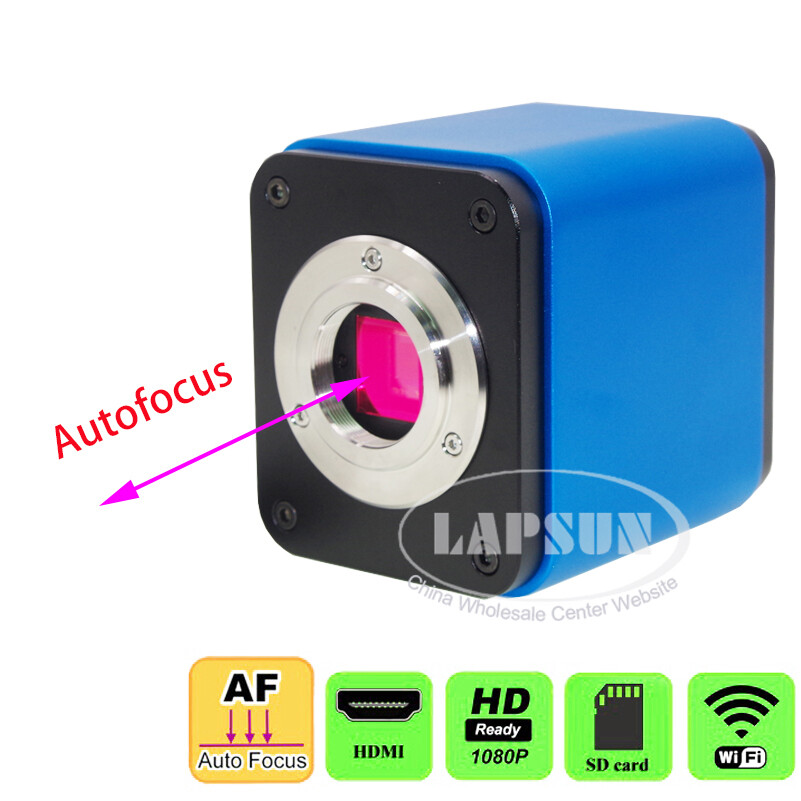 Auto Focal Focus HDMI WiFi USB Industry Microscope Camera Set IMX178 / 185 XFCAM