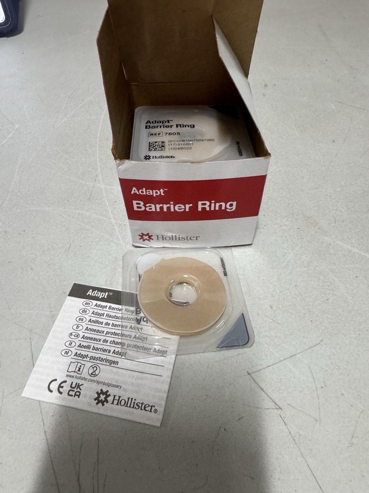 Hollister Adapt Barrier Ring 7805 Ostomy Ring 10ct Exp 2031 New Sealed