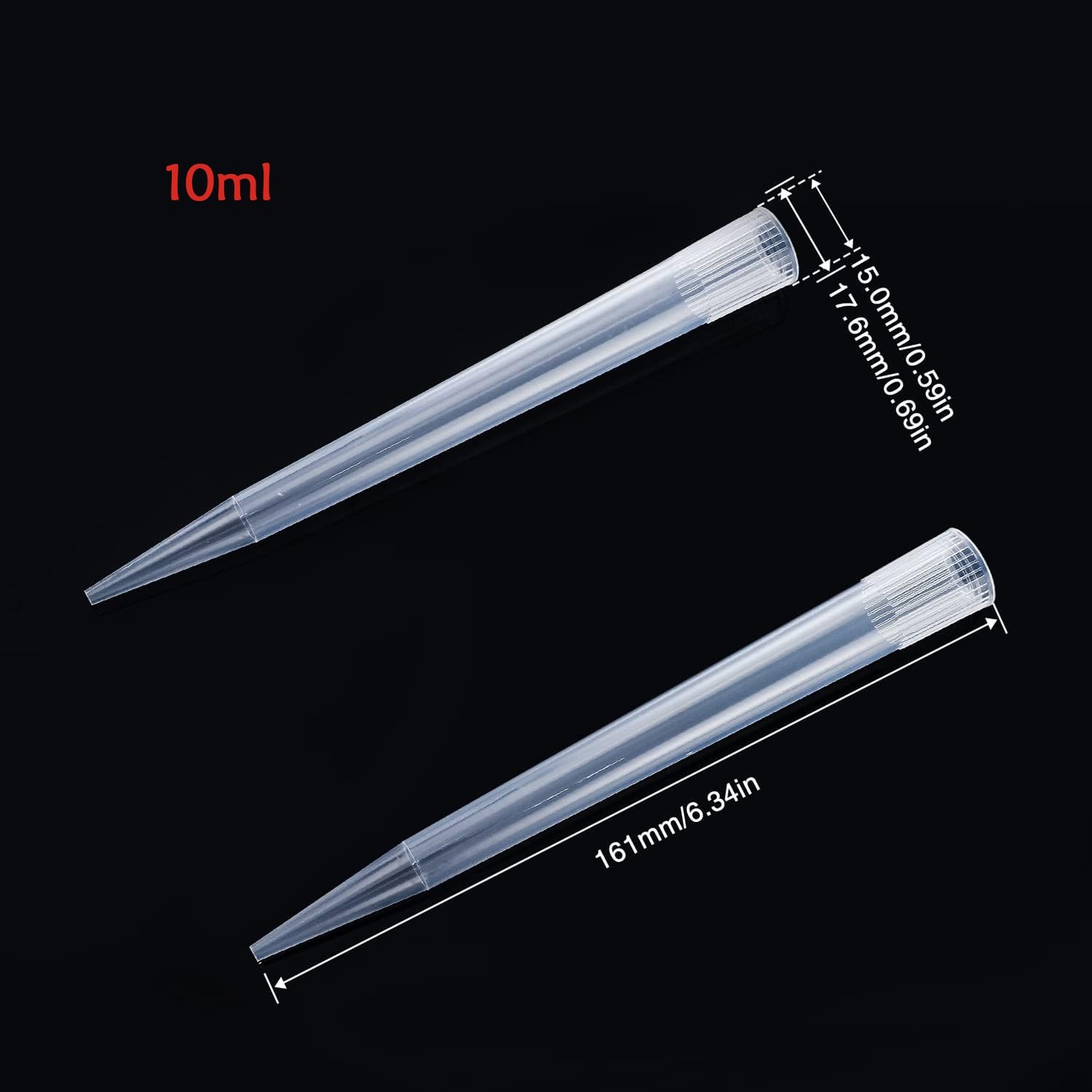 100x Pipette Tips 5/10ml Universal Micropipette Tips Autoclavable Disposable US