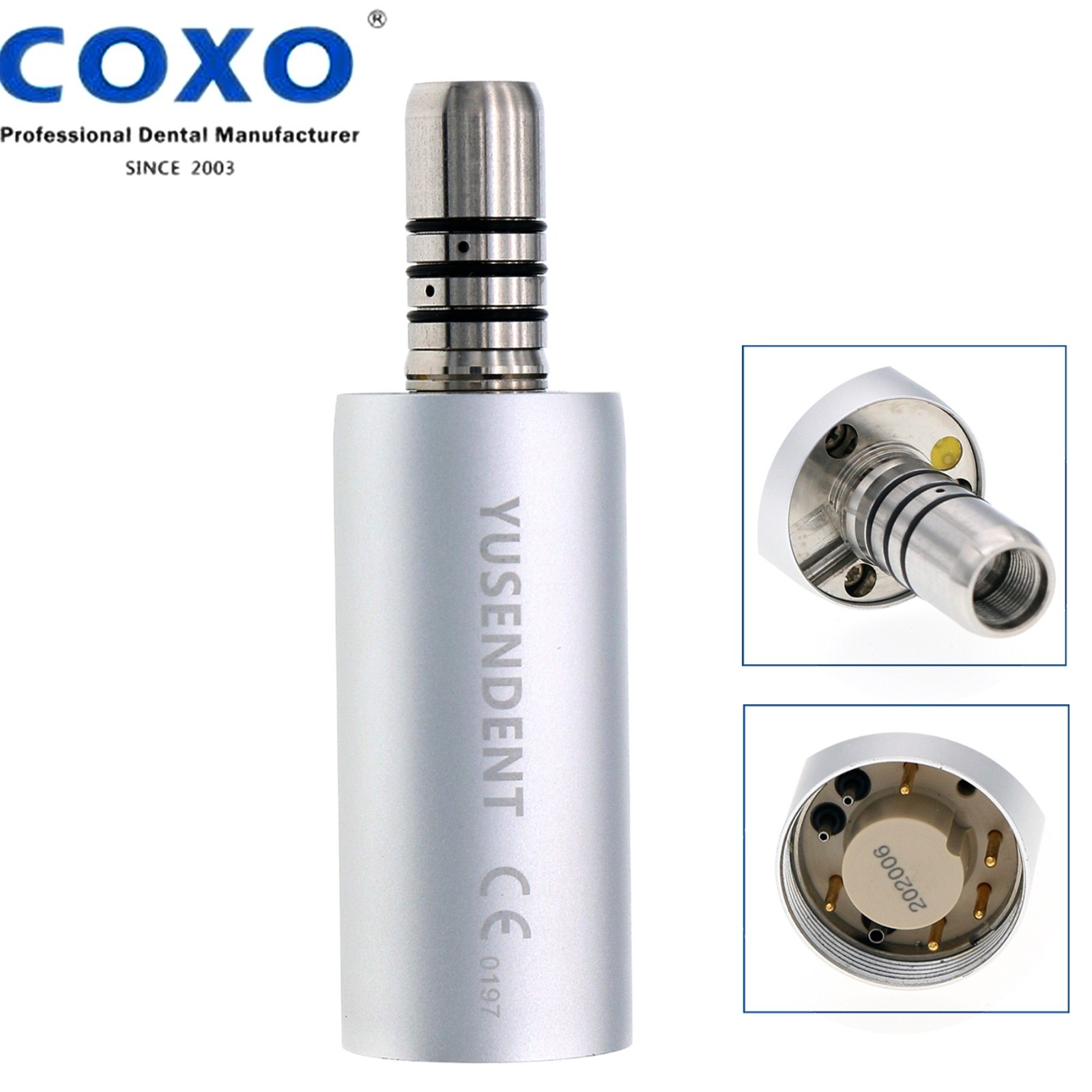 COXO Dental Electric Micro Motor Handpiece LED Fit C PUMA Mater INT+ Brushless